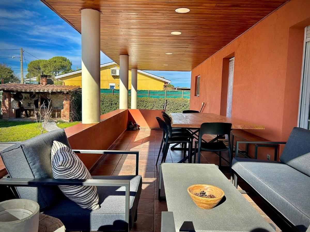 Вилла Piscina De Sal Barbacoa Wifi, Parking Gratis, 3 Min Pga Casa El Roble Жирона Экстерьер фото